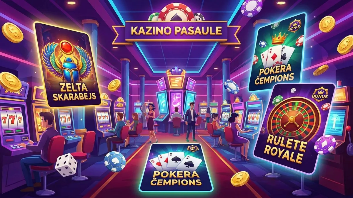 Kazino spēļu izvēle